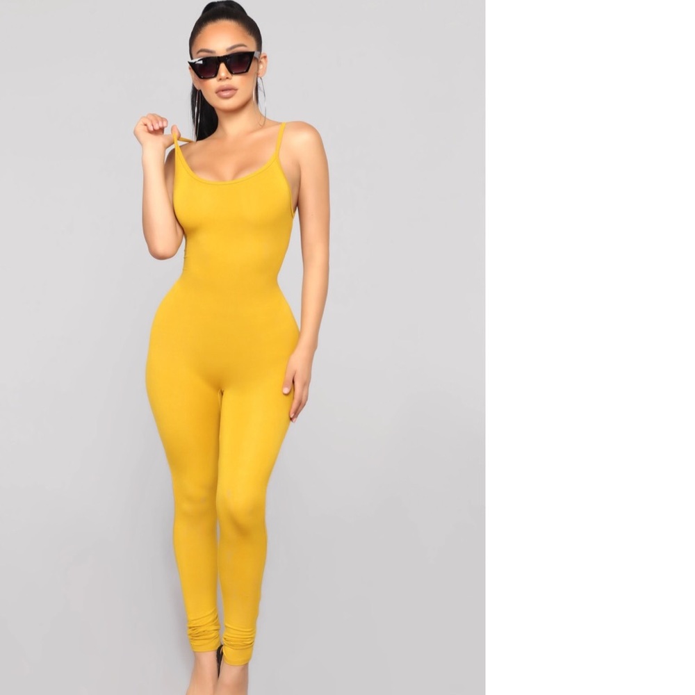 Nova Season Jumpsuit - Mustard